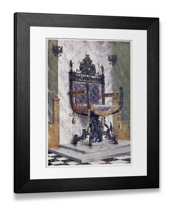 Framed Print : Furniture from around the turn of the century 1900 Framed Print : Furniture from around the turn of the century 1900