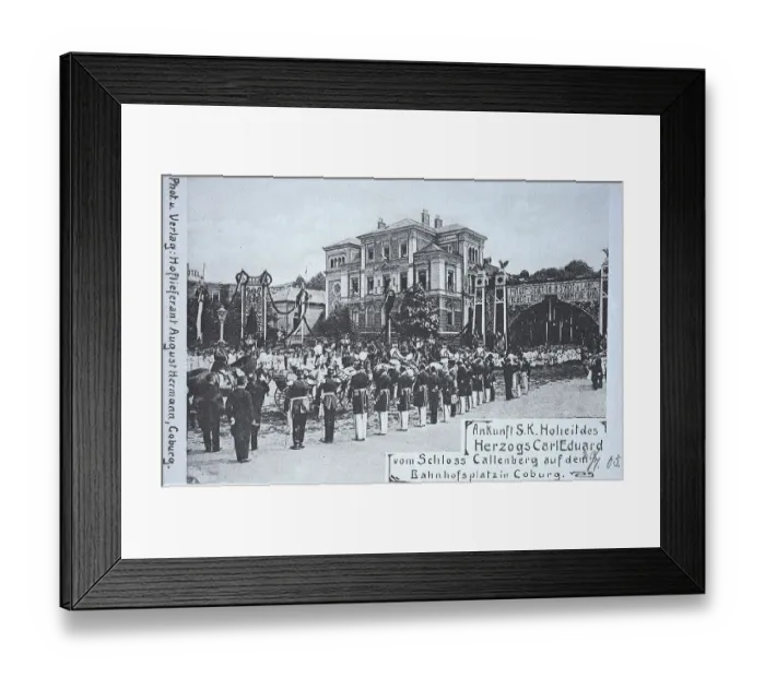 Framed Print : Historical, digitally restored reproduction from a 19th century original