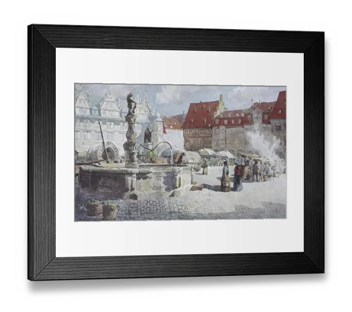 Framed Print : Historic, digitally restored reproduction from a 19th century original