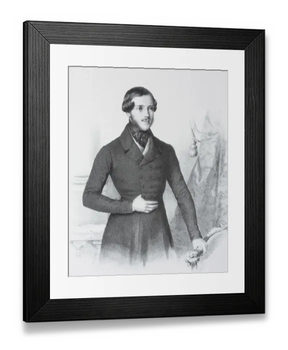 Framed Print : Historical, digitally restored reproduction from a 19th century original Framed Print : Historical, digitally restored reproduction from a 19th century original
