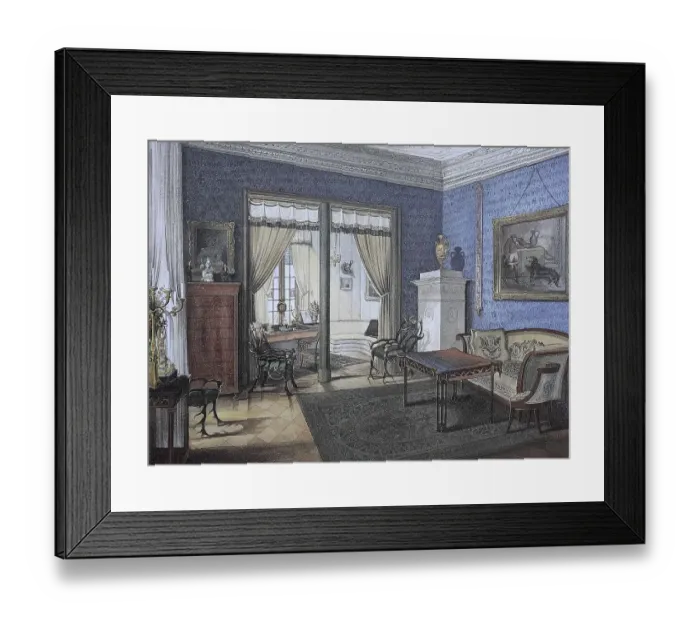 Framed Print : Historic, digitally restored reproduction from a 19th century original