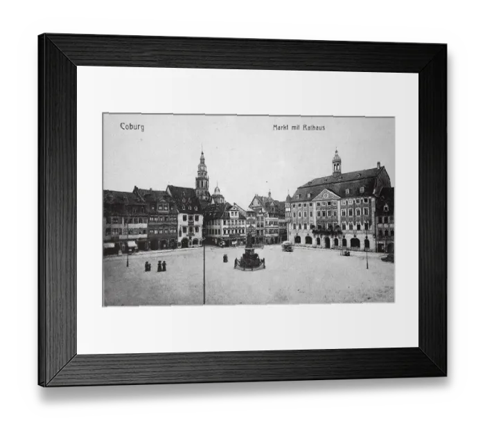 Framed Print : Historical, digitally restored reproduction from a 19th century original