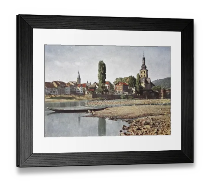 Framed Print : Historic, digitally restored reproduction from a 19th century original
