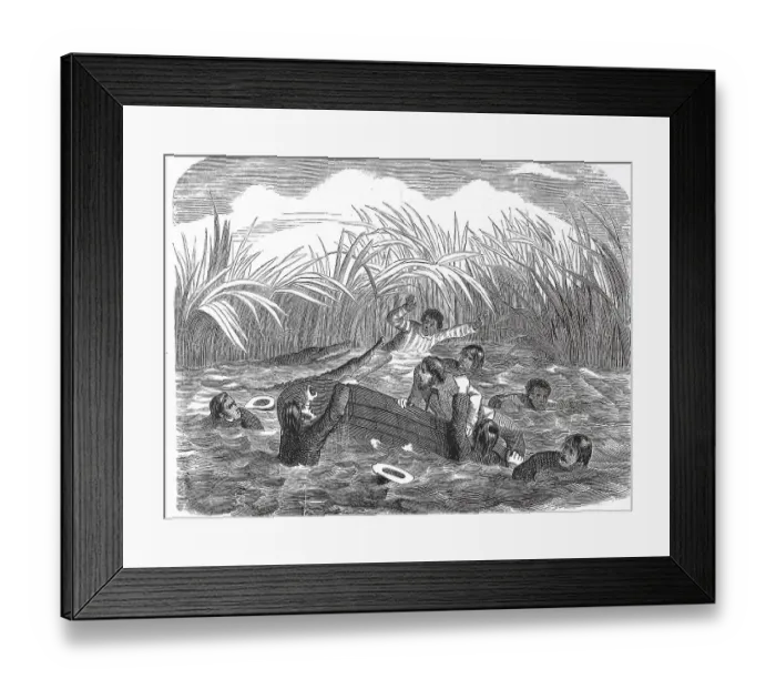 Framed Print : Historical, digitally restored reproduction from a 19th century original Framed Print : Historical, digitally restored reproduction from a 19th century original