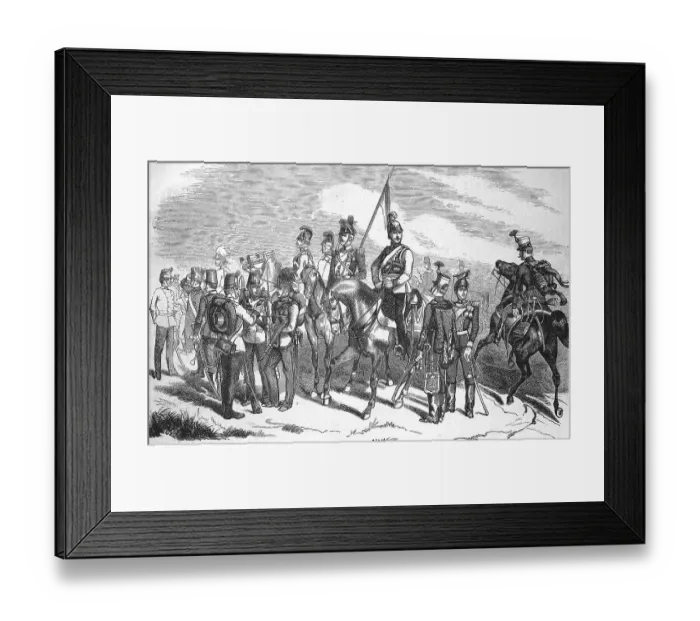 Framed Print : Historical, digitally restored reproduction from a 19th century model Framed Print : Historical, digitally restored reproduction from a 19th century model