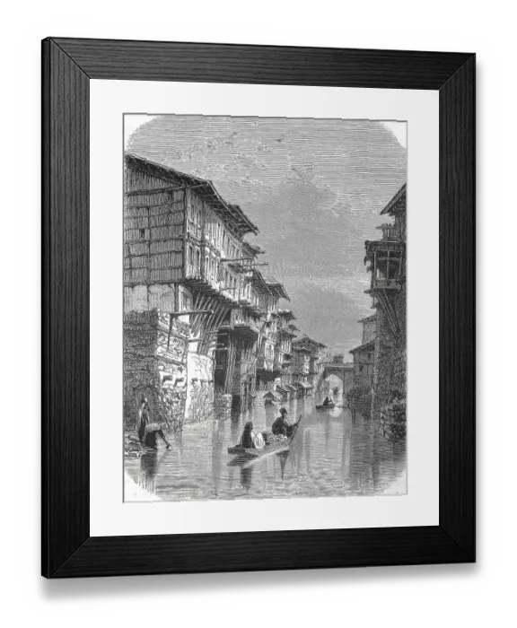 Framed Print : Historic, digitally restored reproduction from a 19th century original