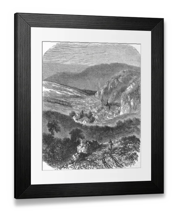Framed Print : Historical, digitally restored reproduction from a 19th century original Framed Print : Historical, digitally restored reproduction from a 19th century original