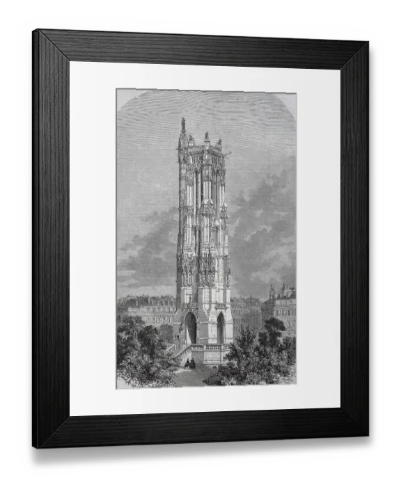 Framed Print : Historic, digitally restored reproduction from a 19th century original