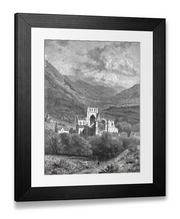 Framed Print : Historical, digitally restored reproduction from a 19th century original