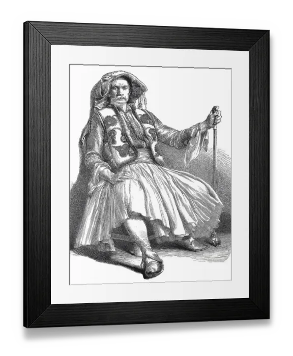 Framed Print : Historical, digitally restored reproduction from a 19th century original Framed Print : Historical, digitally restored reproduction from a 19th century original