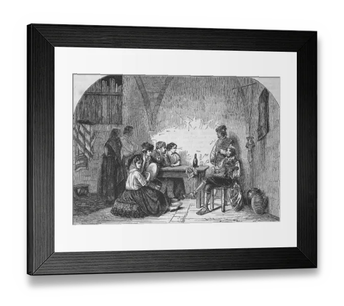 Framed Print : Historic, digitally restored reproduction from a 19th century original Framed Print : Historic, digitally restored reproduction from a 19th century original