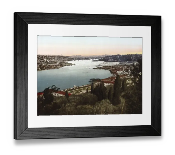 Framed Print : The Golden Horn, Istanbul, Constantinople