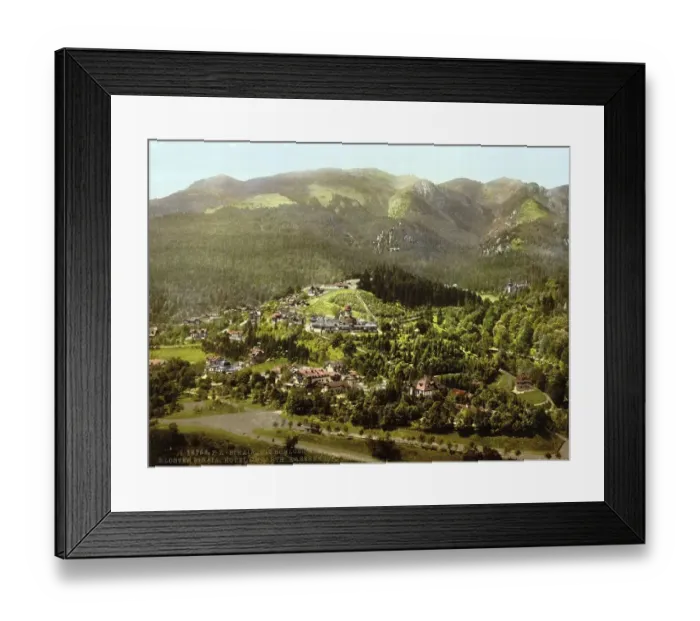 Framed Print : Pelesch Castle, Peles, Sinaia Monastery