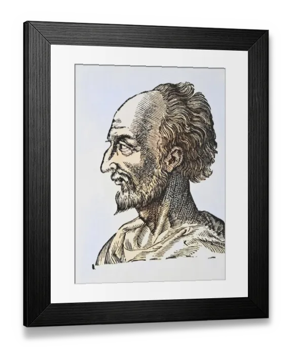 Framed Print : Jean Antoine de Baif, 1532, 1589 Framed Print : Jean Antoine de Baif, 1532, 1589
