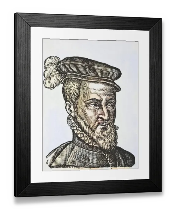 Framed Print : Joachim du Bellay, ca. 1525, 1560