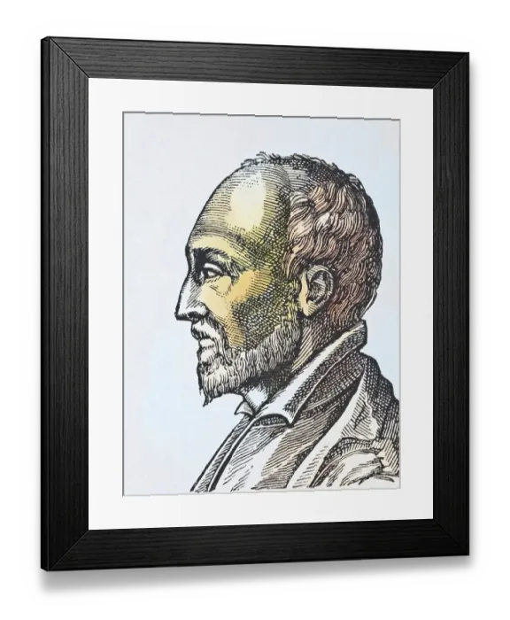 Framed Print : Jean Daurat, 1508, 1588, French poet Framed Print : Jean Daurat, 1508, 1588, French poet