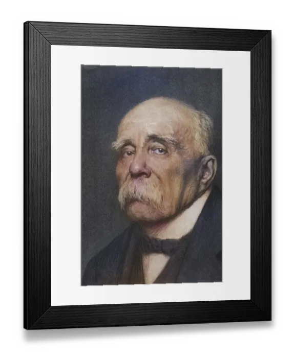 Framed Print : Georges Benjamin Clemenceau 1841 to 1929