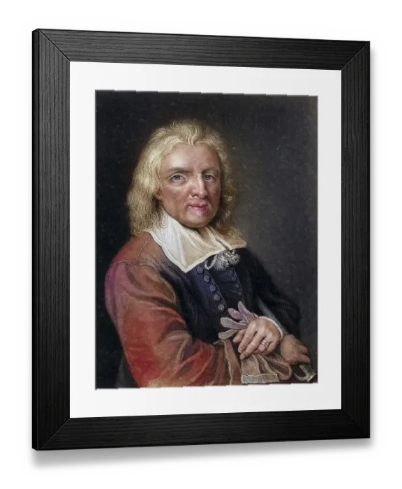 Framed Print : Isaac Walton (1593-1663) English writer and biographer