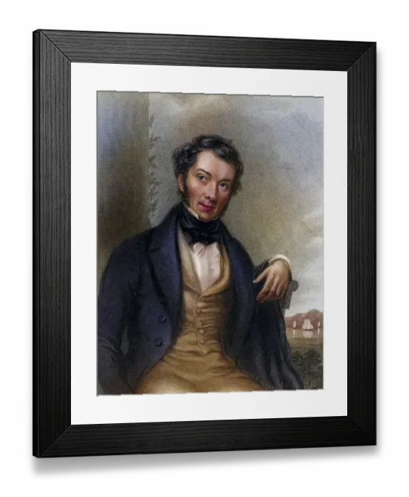 Framed Print : Richard Cobden (1804-1865) the apostle of free trade