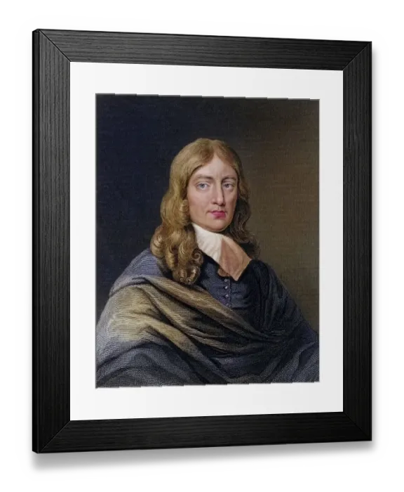 Framed Print : John Milton (1608-1674), English poet Framed Print : John Milton (1608-1674), English poet