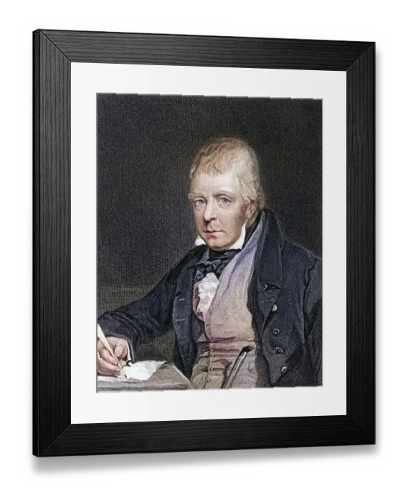 Framed Print : Walter Scott (1771-1832), Scottish author and poet