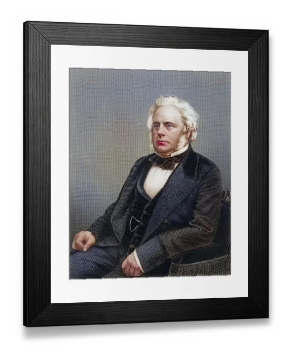 Framed Print : John Bright (1811-1889) English radical statesman