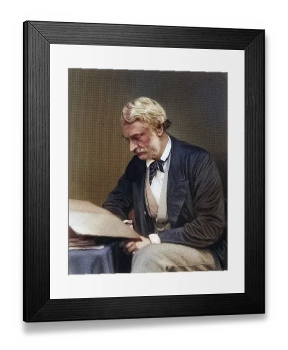 Framed Print : John James Robert Manners, 7th Duke of Rutland (1818-1906) Framed Print : John James Robert Manners, 7th Duke of Rutland (1818-1906)