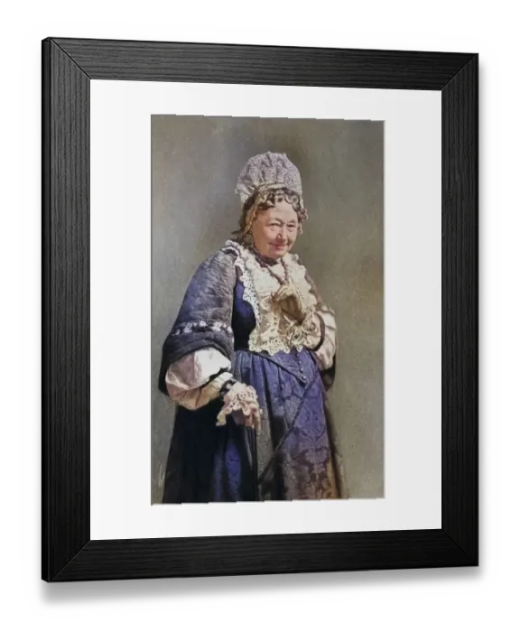 Framed Print : Fanny Stirling (1813-1895), English actress in one of her famous comedy roles