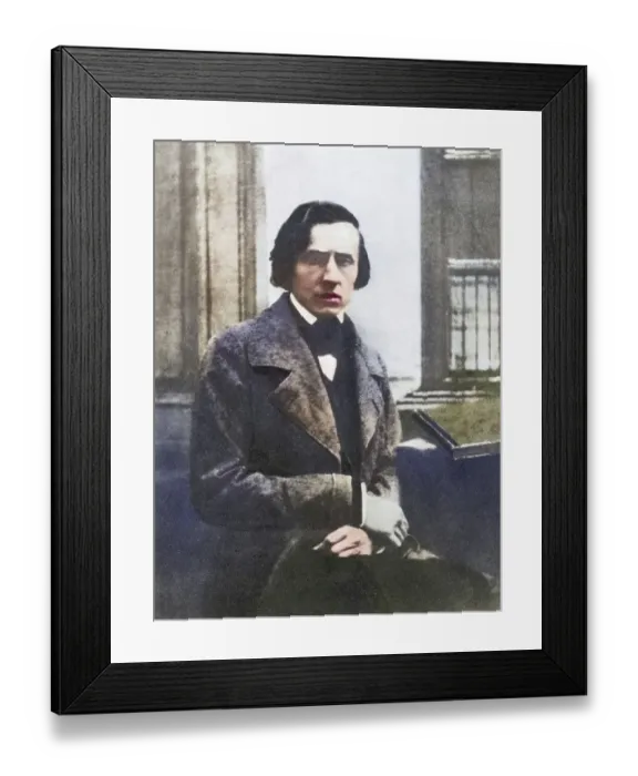 Framed Print : Frederic Chopin (1810-1849) Polish composer and pianist