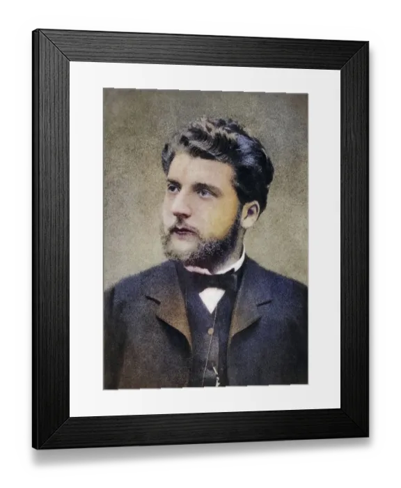 Framed Print : Georges (Alexandre Cesar Leopold) Bizet (1838-1875)