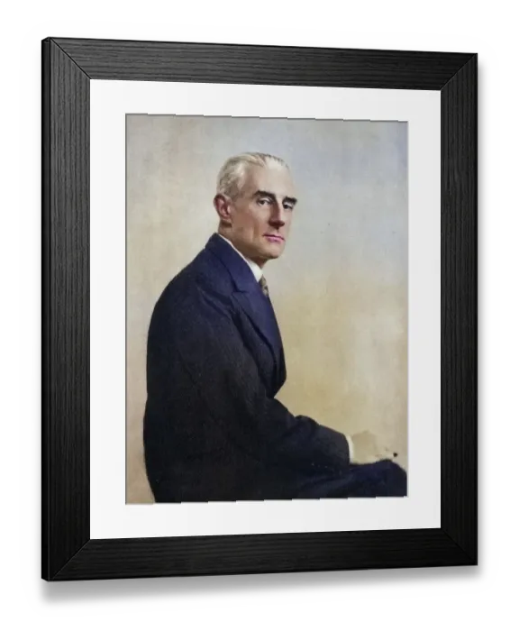 Framed Print : (Joseph) Maurice Ravel (1875-1937) French composer Framed Print : (Joseph) Maurice Ravel (1875-1937) French composer