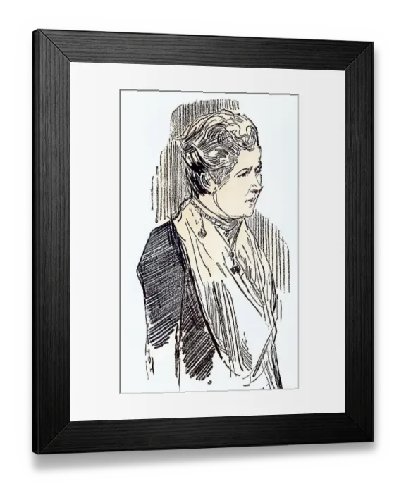 Framed Print : Annie Besant (nee Wood - 1847-1933)