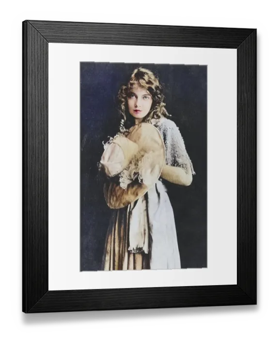 Framed Print : Lillian Gish (1896-1993) American stage