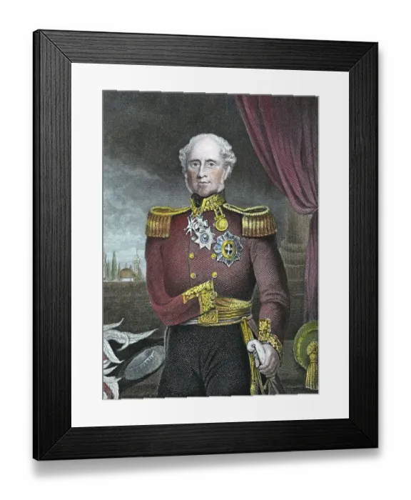 Framed Print : Fitzroy HJ Somerset, 1st Baron Raglan (1788-1855) Framed Print : Fitzroy HJ Somerset, 1st Baron Raglan (1788-1855)