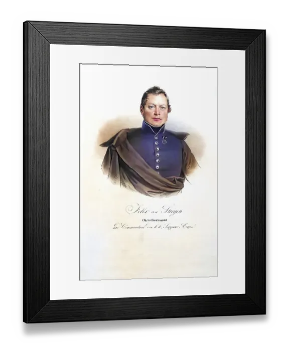 Framed Print : Felix August Peter Joseph von Stregen Framed Print : Felix August Peter Joseph von Stregen