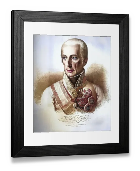 Framed Print : Franz Joseph Karl (born 12 February 1768 in Florence)