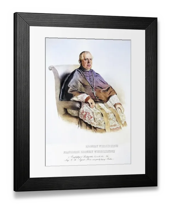 Framed Print : Franz Xaver Wierzchleyski (1802-1884) Framed Print : Franz Xaver Wierzchleyski (1802-1884)