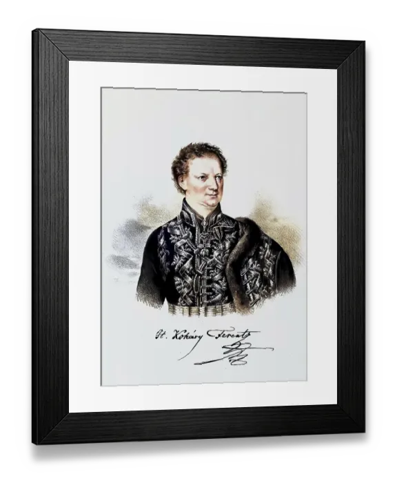 Framed Print : Franz Prince Kohary (1766-1826) Framed Print : Franz Prince Kohary (1766-1826)