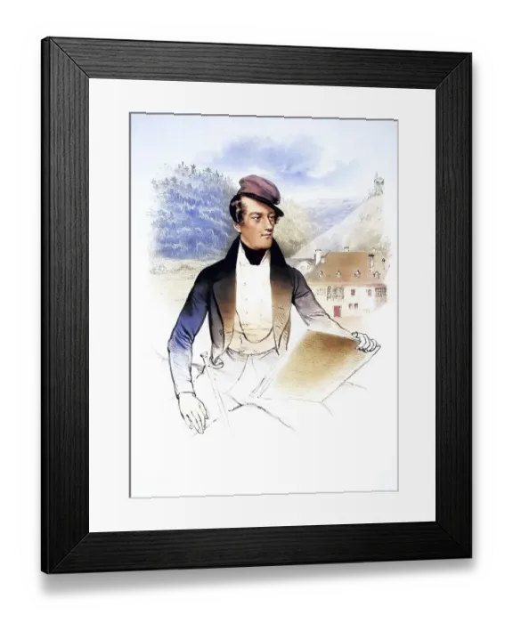 Framed Print : Franz Schweighofer (1797-1861) Framed Print : Franz Schweighofer (1797-1861)
