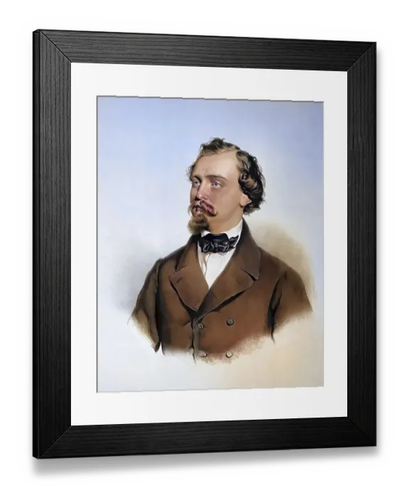 Framed Print : Franz Steger. Saenger (1824-1914) Framed Print : Franz Steger. Saenger (1824-1914)