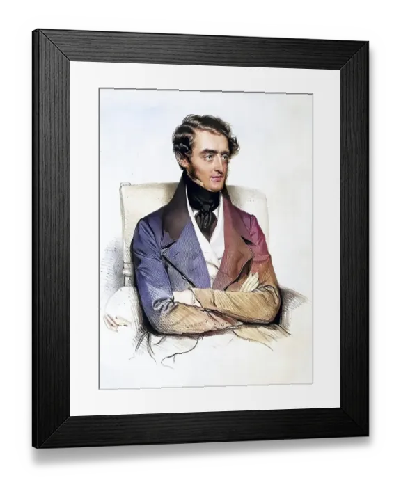 Framed Print : Friedrich Peithner von Lichtenfels (1795-1854)