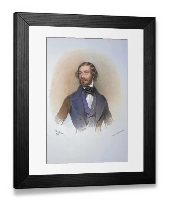 Framed Print : Pr. Vassili Viktorovitch Kotchoubey (1812-1850)