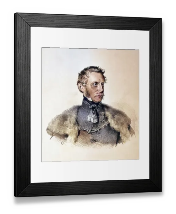 Framed Print : Gyoergy Andrassy, Count of Csik-Szent-Kiraly (1797-1872)
