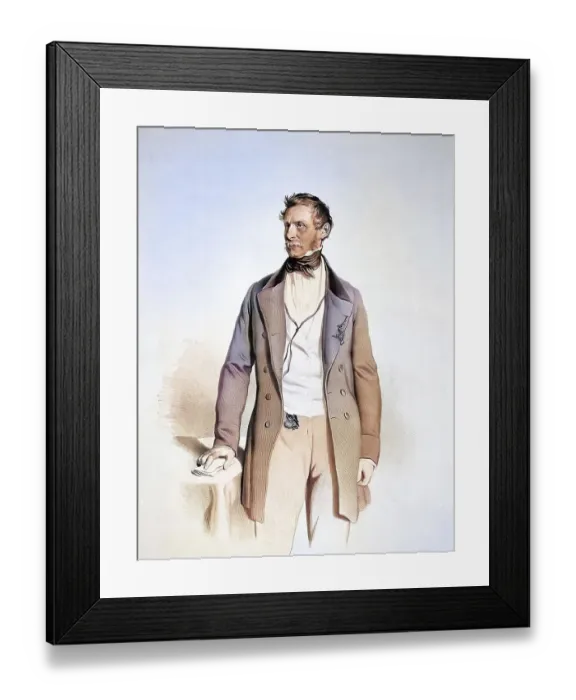 Framed Print : Gyoergy Andrassy, Count of Csik-Szent-Kiraly (1797-1872)