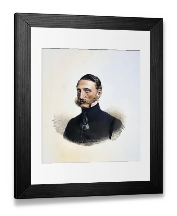 Framed Print : Georg Graf Festetics (1815-1883) Minister Framed Print : Georg Graf Festetics (1815-1883) Minister