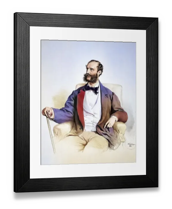Framed Print : Laval Count Nugent of Westmeath (born 3 November 1777 at Ballynacor in Ireland)