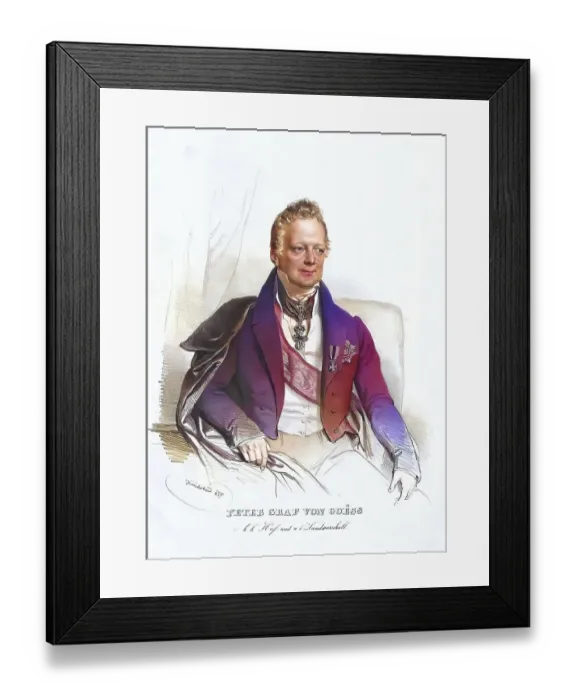 Framed Print : Johann Peter II Count von Goess