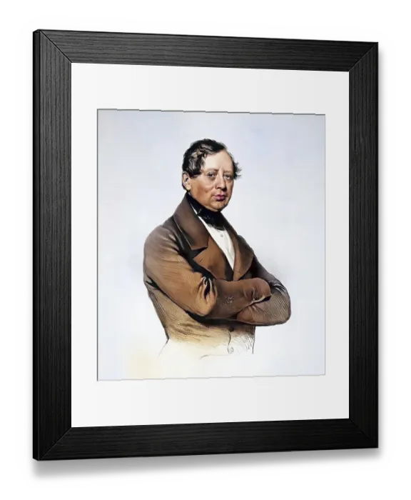 Framed Print : Gregor Mayerhofer von Eisfelden (1781-1864)