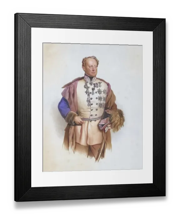 Framed Print : Wilhelm Friedrich Hammerstein-Wquord (1785-1861) Framed Print : Wilhelm Friedrich Hammerstein-Wquord (1785-1861)