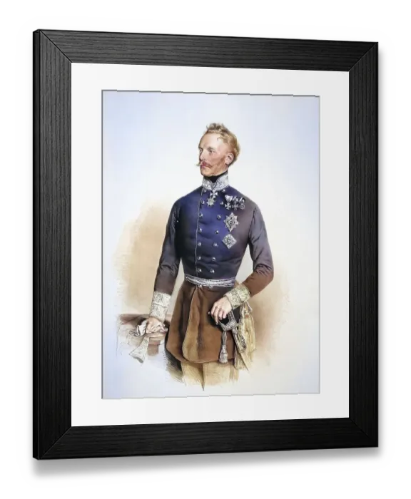 Framed Print : Heinrich Hermann Joseph Ritter von Hess Framed Print : Heinrich Hermann Joseph Ritter von Hess